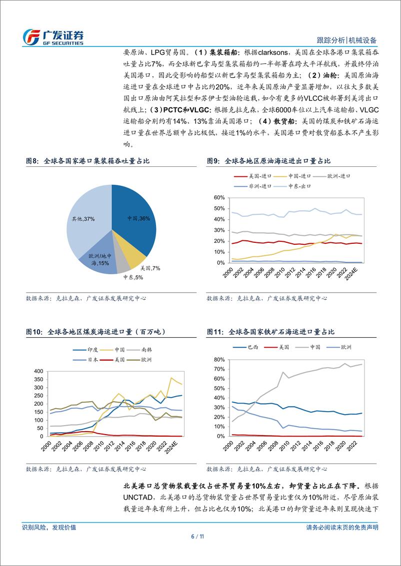 《造船行业跟踪报告(六)：美国301调查对中国造船业的潜在影响-240418-广发证券-11页》 - 第6页预览图