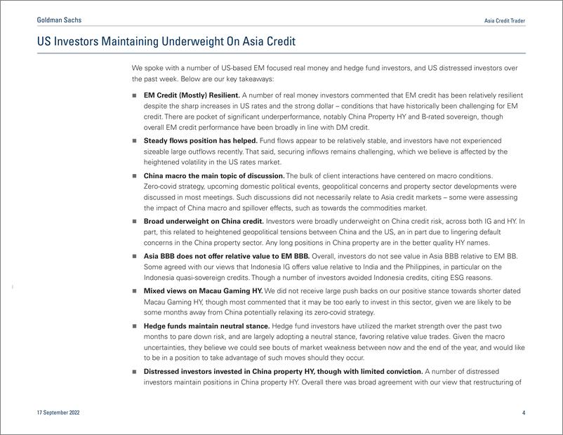 《Asia Credit Trade US Investors Maintaining Underweight On Asia Credit(1)》 - 第5页预览图