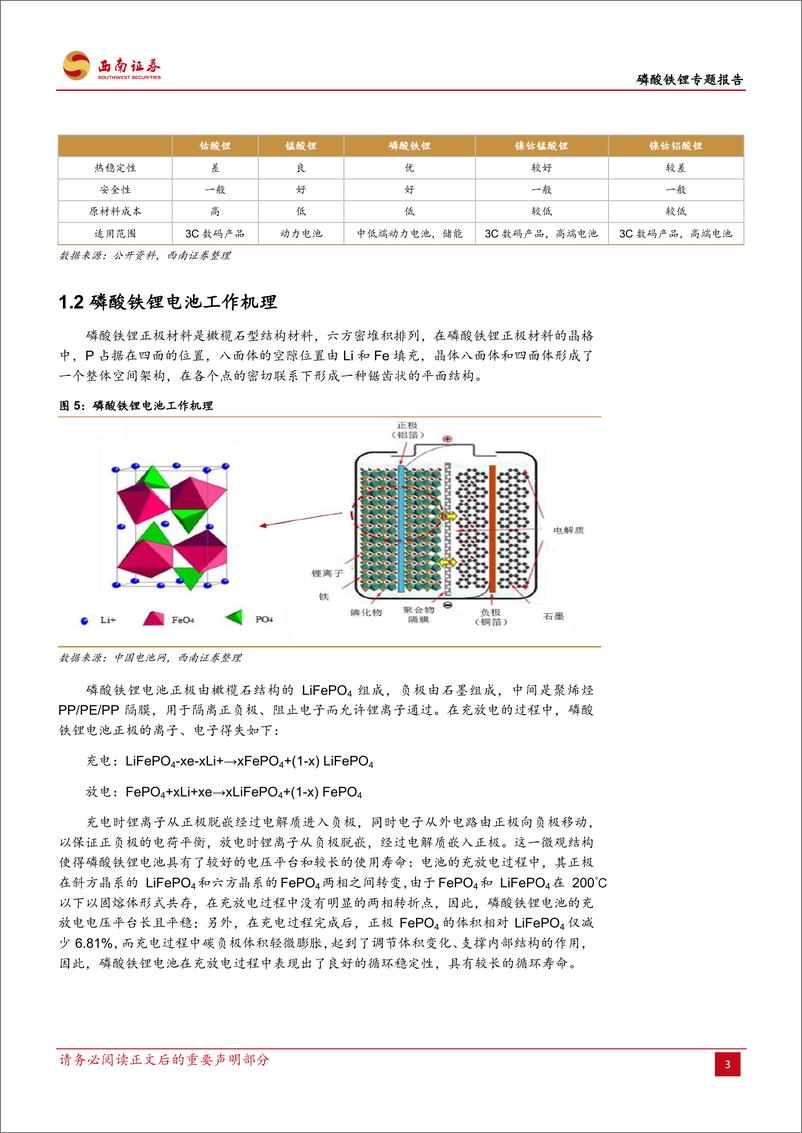 《电气设备行业磷酸铁锂专题报告：刀片电池和CTP方案带动磷酸铁锂回暖-20200204-西南证券-19页》 - 第8页预览图