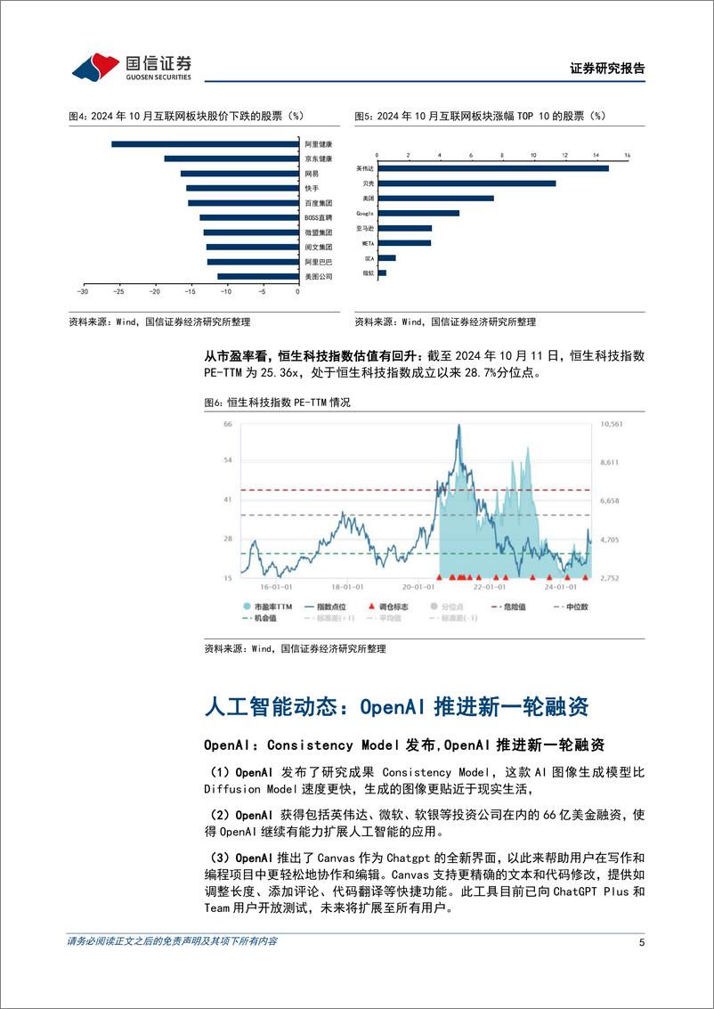 《互联网行业2024年11月投资策略：业绩期将至，互联网龙头有望持续抬升盈利底部-241111-国信证券-16页》 - 第5页预览图