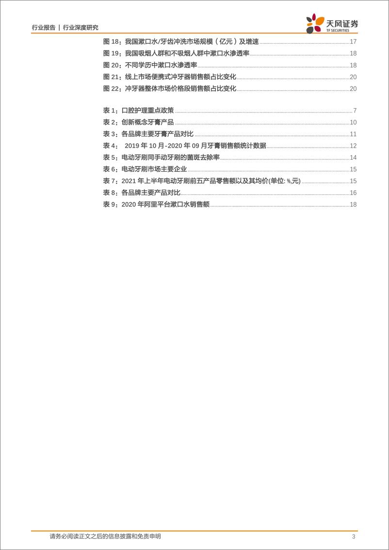 《口腔护理行业深度研究：市场规模持续增长，电动和专业口腔护理产品快速发展-20220728-天风证券-23页》 - 第4页预览图