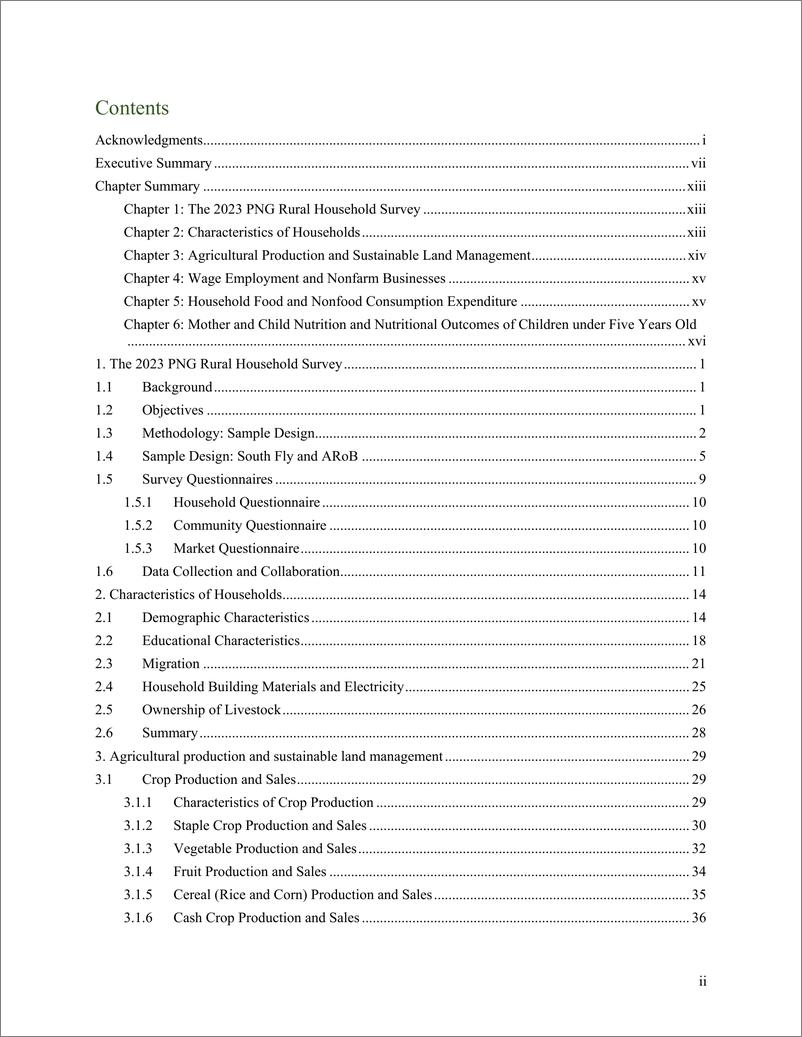 《国际粮食政策研究所-2023年巴布亚新几内亚农村家庭调查报告（英）-2024.3-122页》 - 第3页预览图