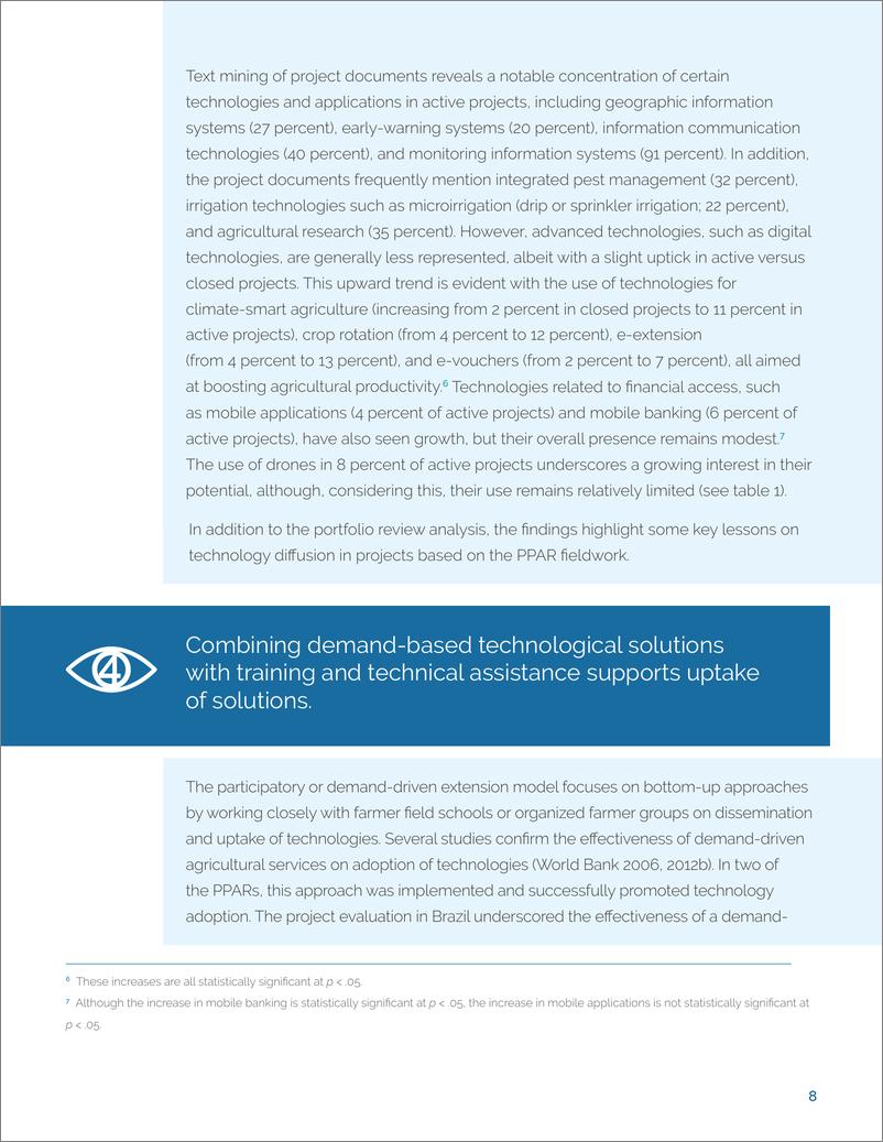 《世界银行-评估洞察说明：世界银行项目中的农业创新与技术（英）-2024.10-15页》 - 第8页预览图