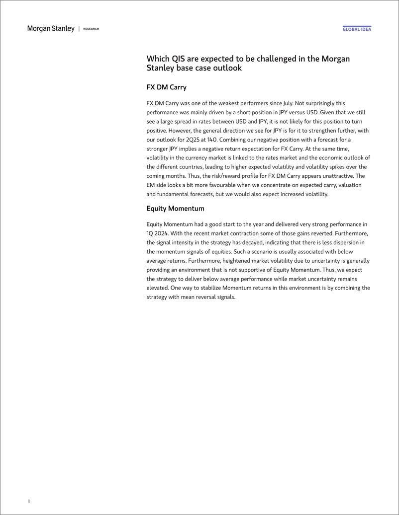 《Morgan Stanley-Quantitative Investment Strategies Opportunities in Quantit...-109752753》 - 第8页预览图