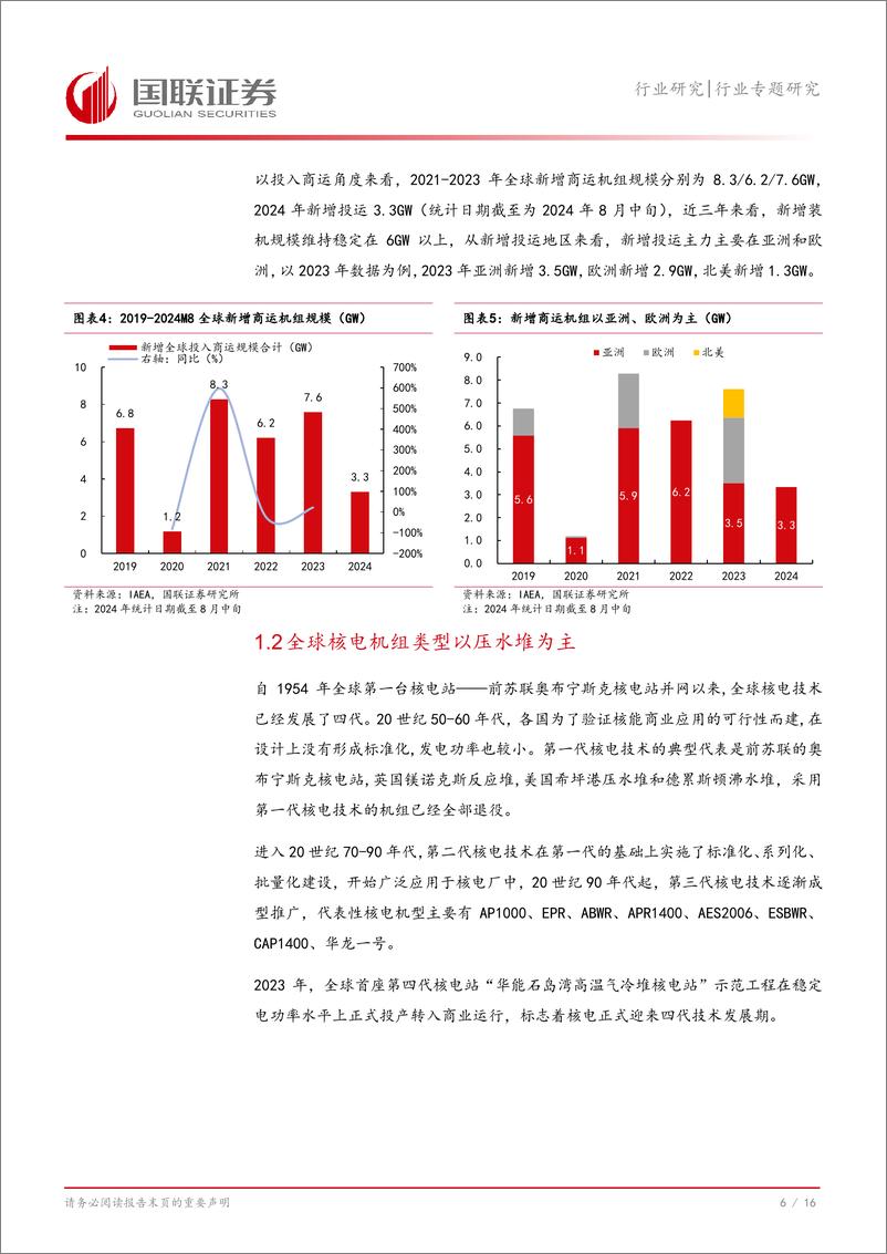 《电力行业专题研究：全球核电发展景气共振，产业链充分受益-240826-国联证券-17页》 - 第7页预览图