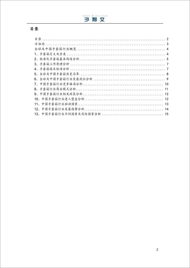 《中国手套箱行业市场独立研究报告》 - 第2页预览图