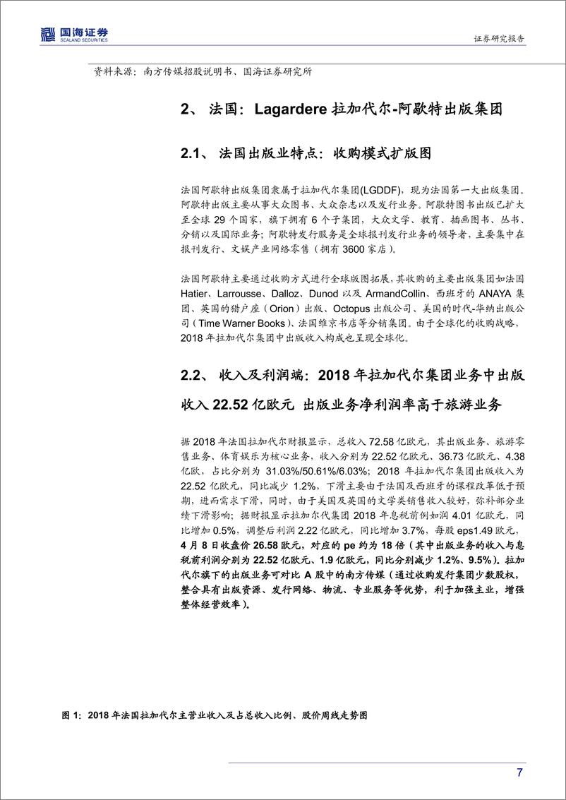 《传媒行业深度报告：从全球图书出版公司年报看行业发展与估值-20190410-国海证券-25页》 - 第8页预览图