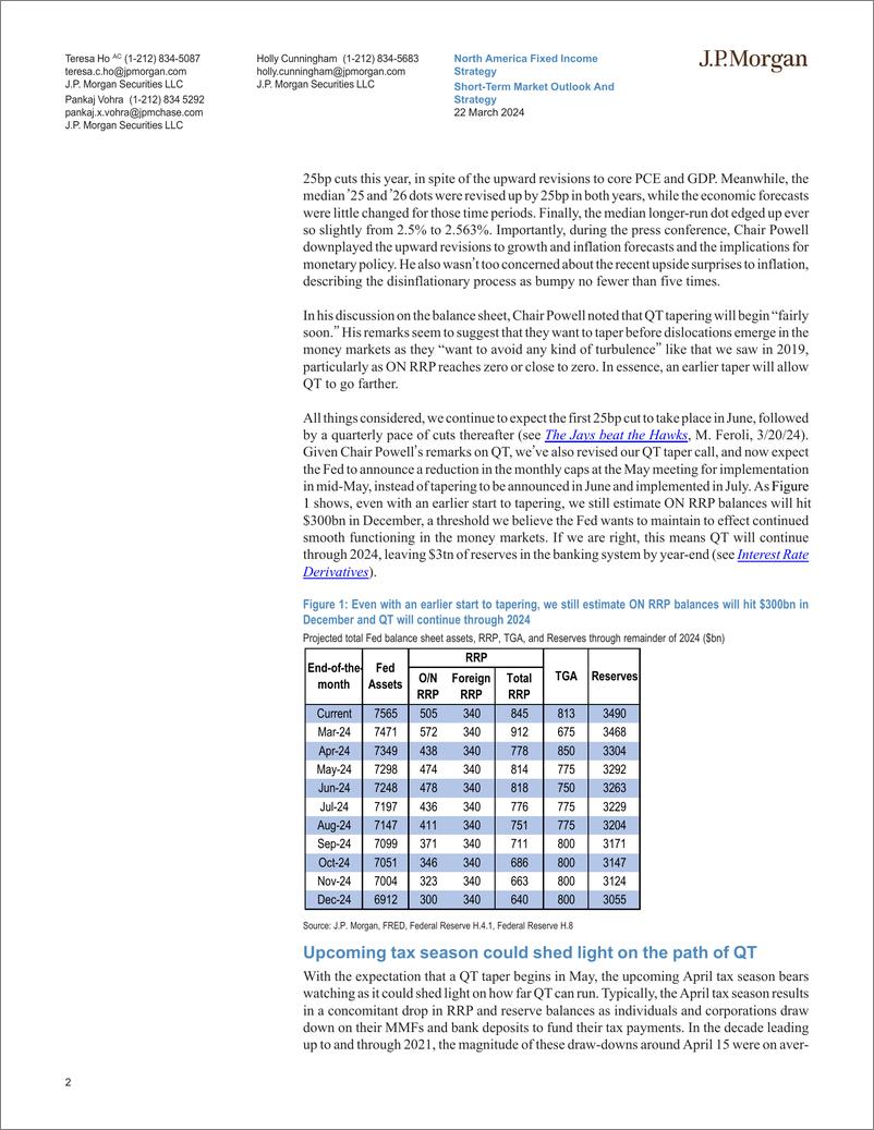 《JPMorgan Econ  FI-Short-Term Market Outlook And Strategy In like a lion, out l...-107172448》 - 第2页预览图