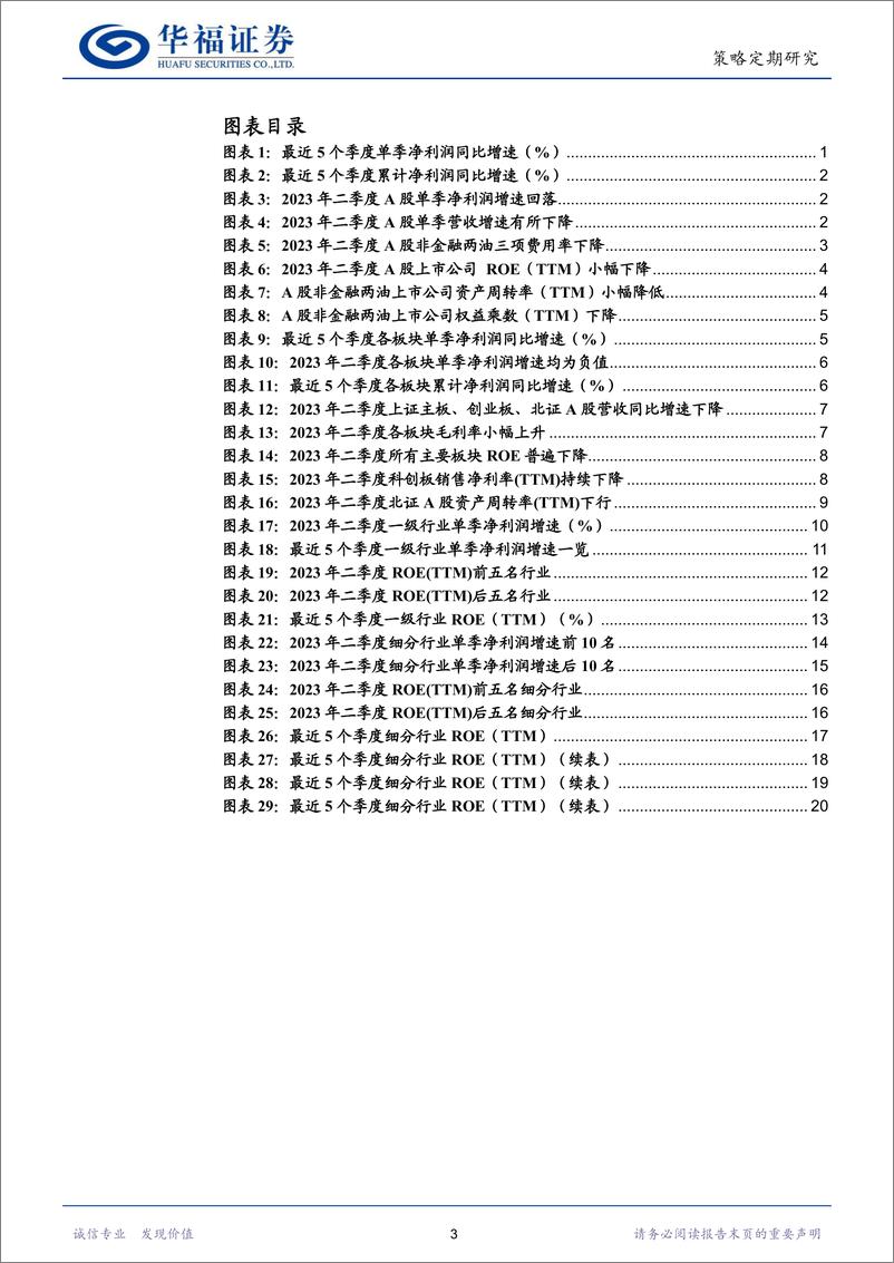 《上市公司2023年半年报分析：盈利基本筑底，未来企稳可期-20230901-华福证券-25页》 - 第4页预览图