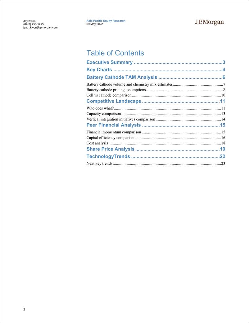 《J.P. 摩根-亚太地区科技行业-电池阴极材料：深入行业生态系统-2022.5.9-30页》 - 第3页预览图