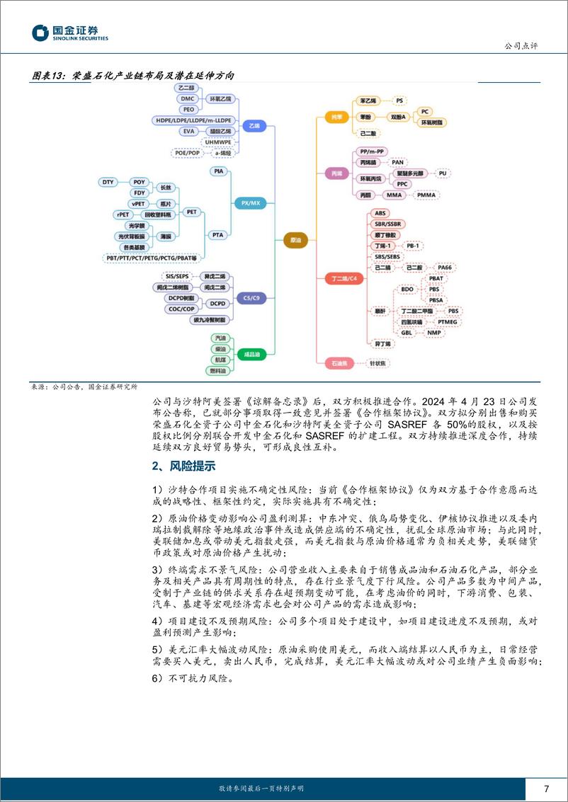 《荣盛石化(002493)景气底部练内功，龙头奋进谋复苏！-240425-国金证券-10页》 - 第7页预览图