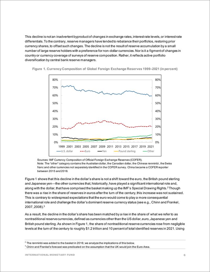 《IMF-美元主导地位的隐形侵蚀：积极多元化和非传统储备货币的崛起（英）-2022.3-42页》 - 第8页预览图