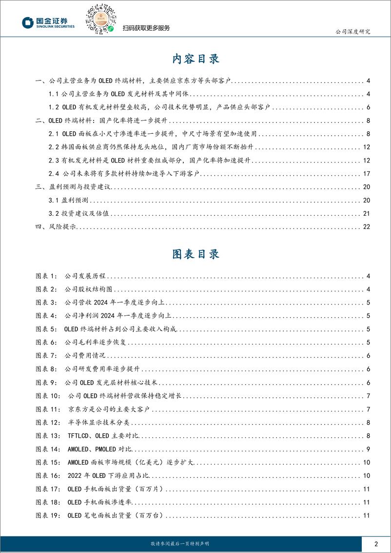 《莱特光电(688150)OLED发光材料，步入加速成长-240514-国金证券-25页》 - 第2页预览图