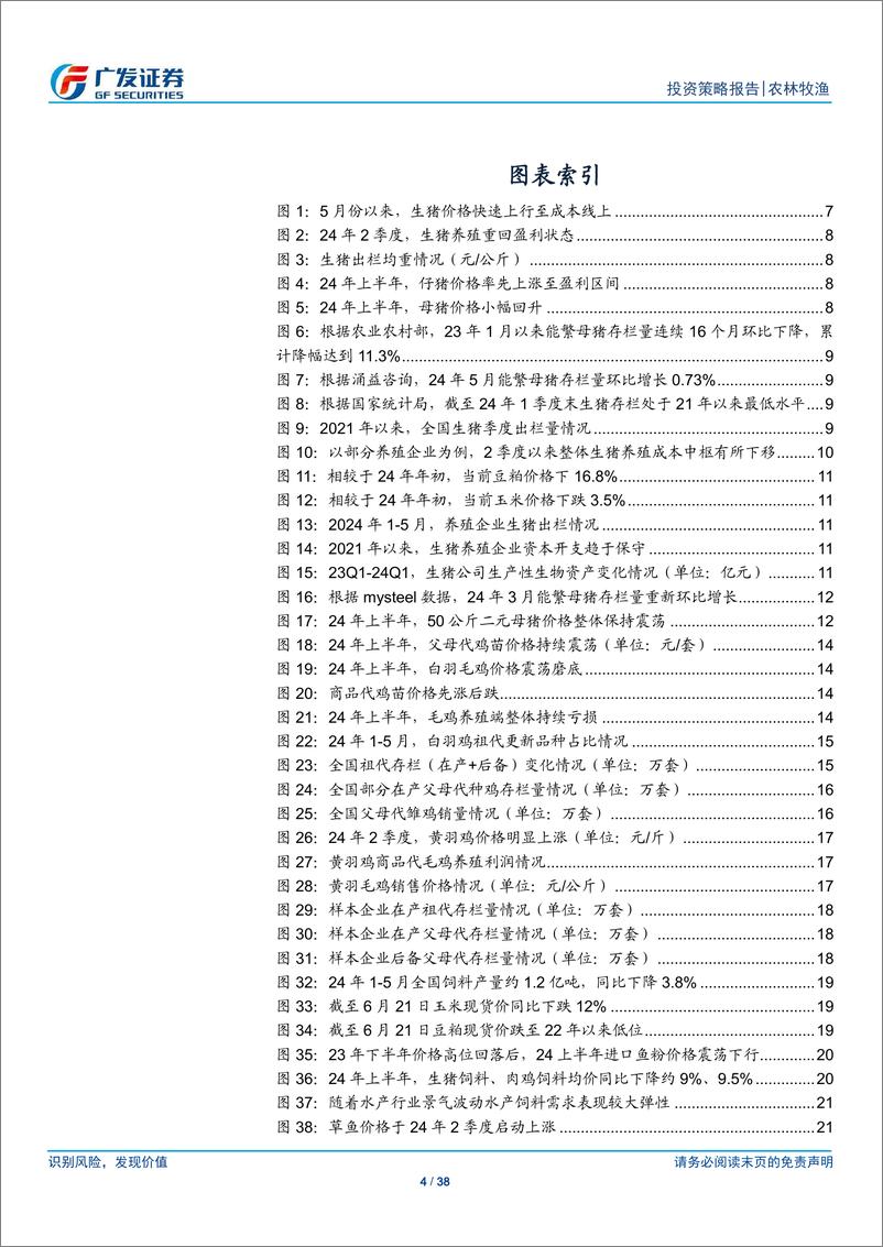 《农林牧渔行业2024年中期策略：景气回升，布局龙头-240630-广发证券-38页》 - 第4页预览图