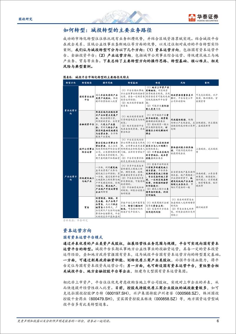 《固收专题研究-城投转型：方向、模式与机会-240418-华泰证券-20页》 - 第6页预览图