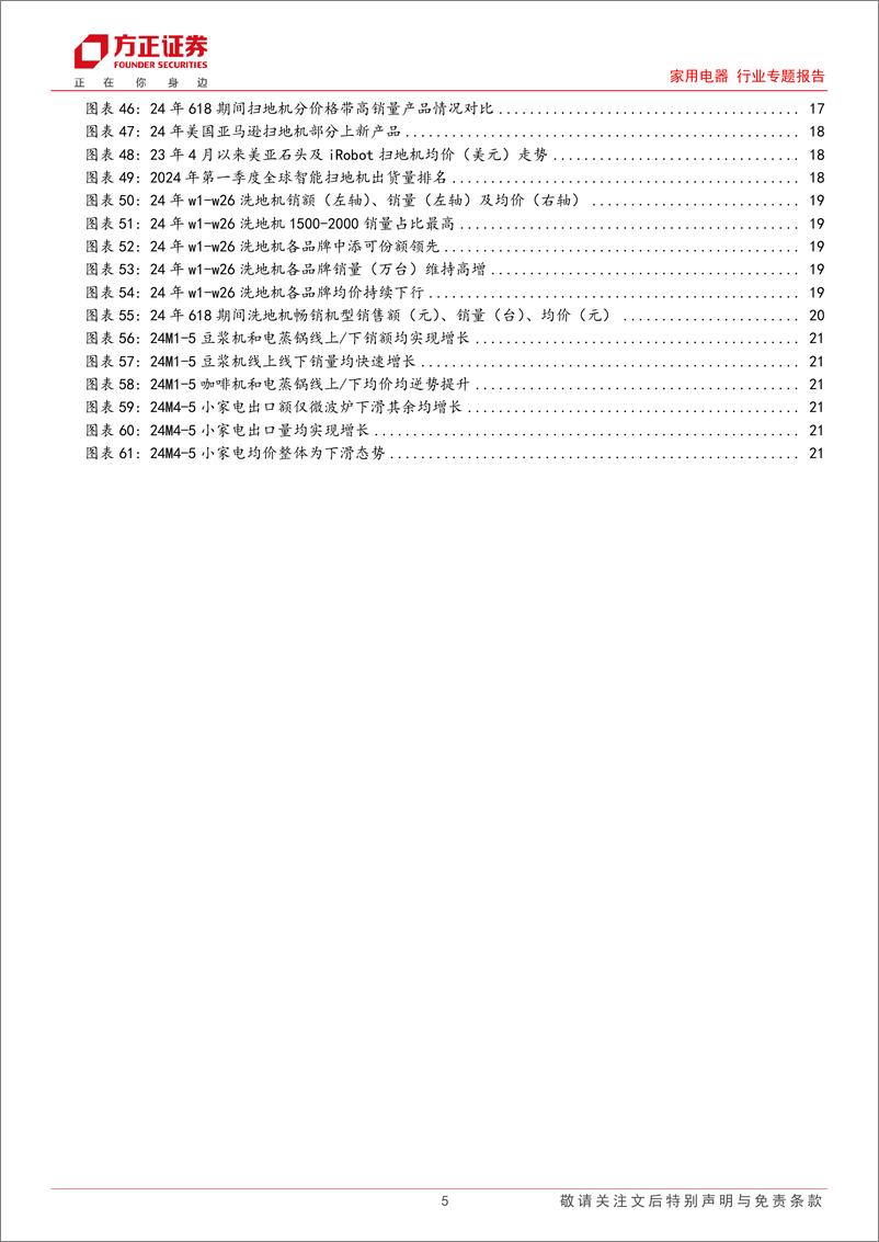 《家用电器行业专题报告-家电行业中报前瞻：外销高景气持续-240705-方正证券-23页》 - 第5页预览图