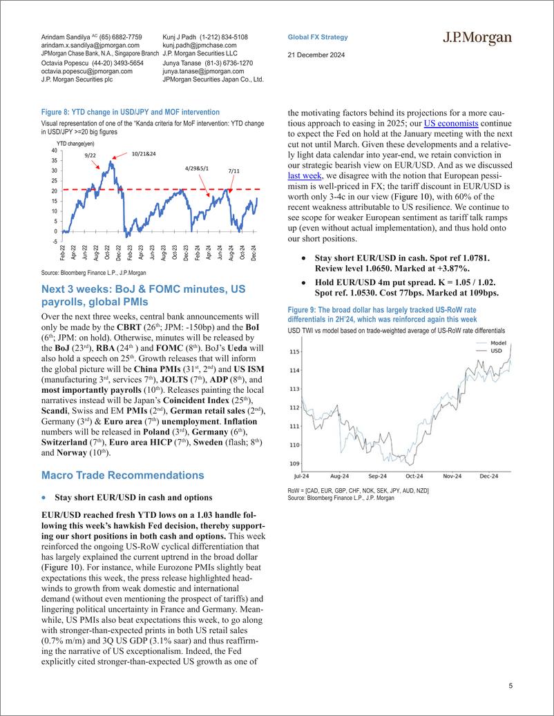 《JPMorgan Econ  FI-FX Outlook USD ends 2024 with a bang-112315137》 - 第5页预览图