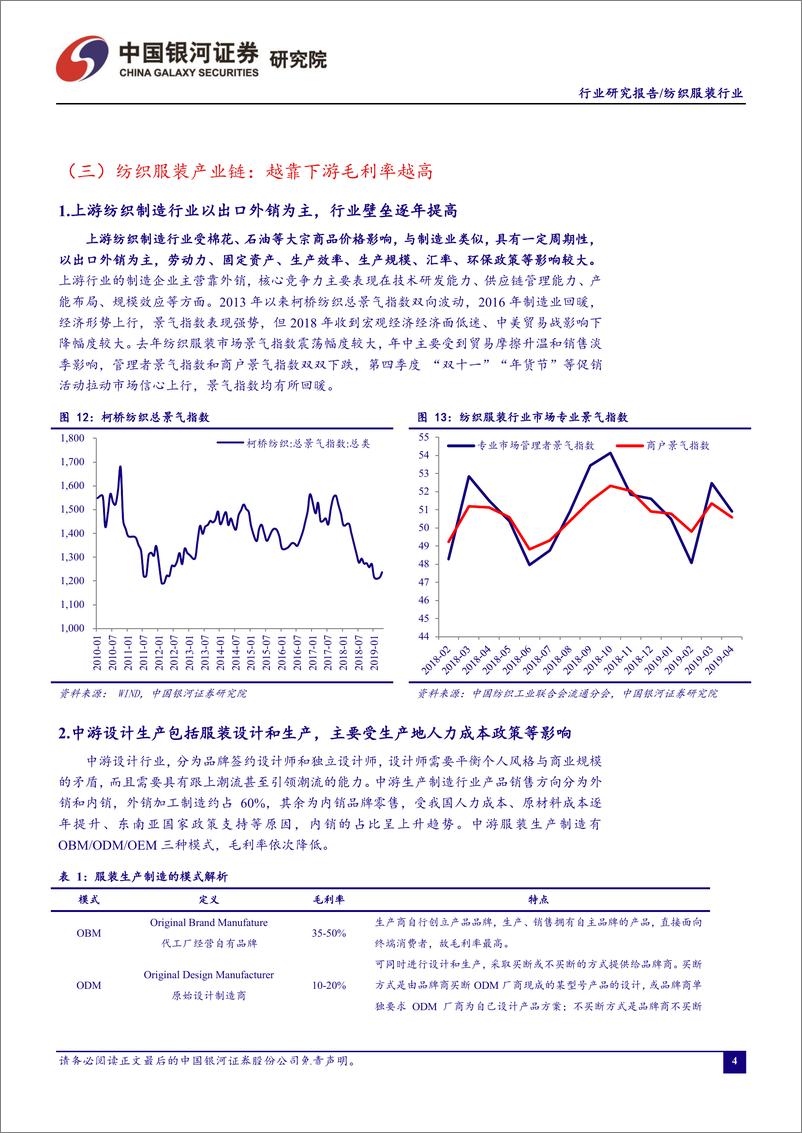 《纺织服装行业5月月度报告：假期错月致服装消费四月负增长，短期关注高景气细分子行业-20190529-银河证券-36页》 - 第8页预览图