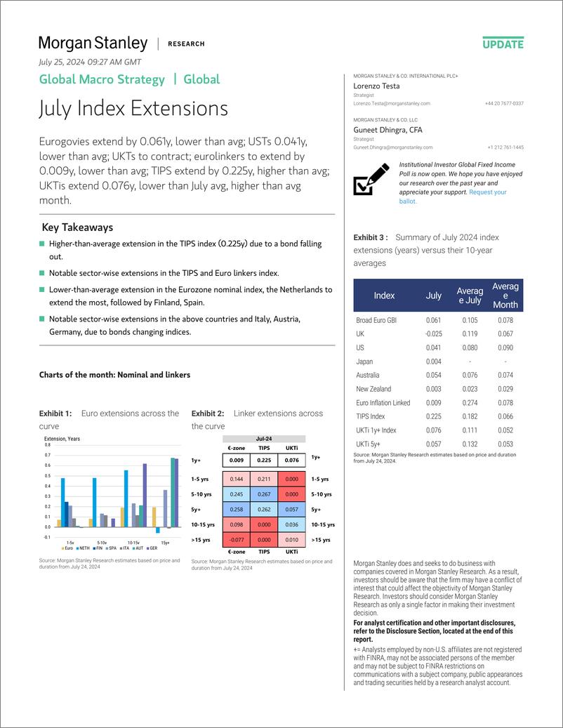 《Morgan Stanley Fixed-Global Macro Strategy July Index Extensions-109417437》 - 第1页预览图