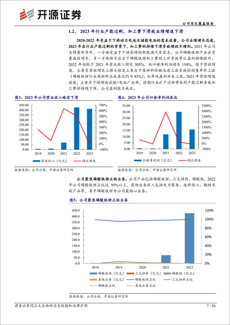 《湖南裕能(301358)公司首次覆盖报告：铁锂全球龙头，份额稳步扩张-240613-开源证券-26页》 - 第7页预览图