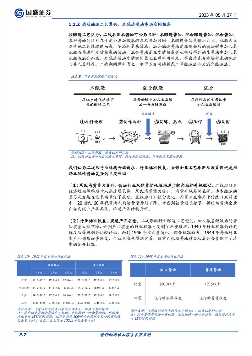 《食品饮料行业：以日为鉴再论零添加酱油空间-20230527-国盛证券-26页》 - 第8页预览图