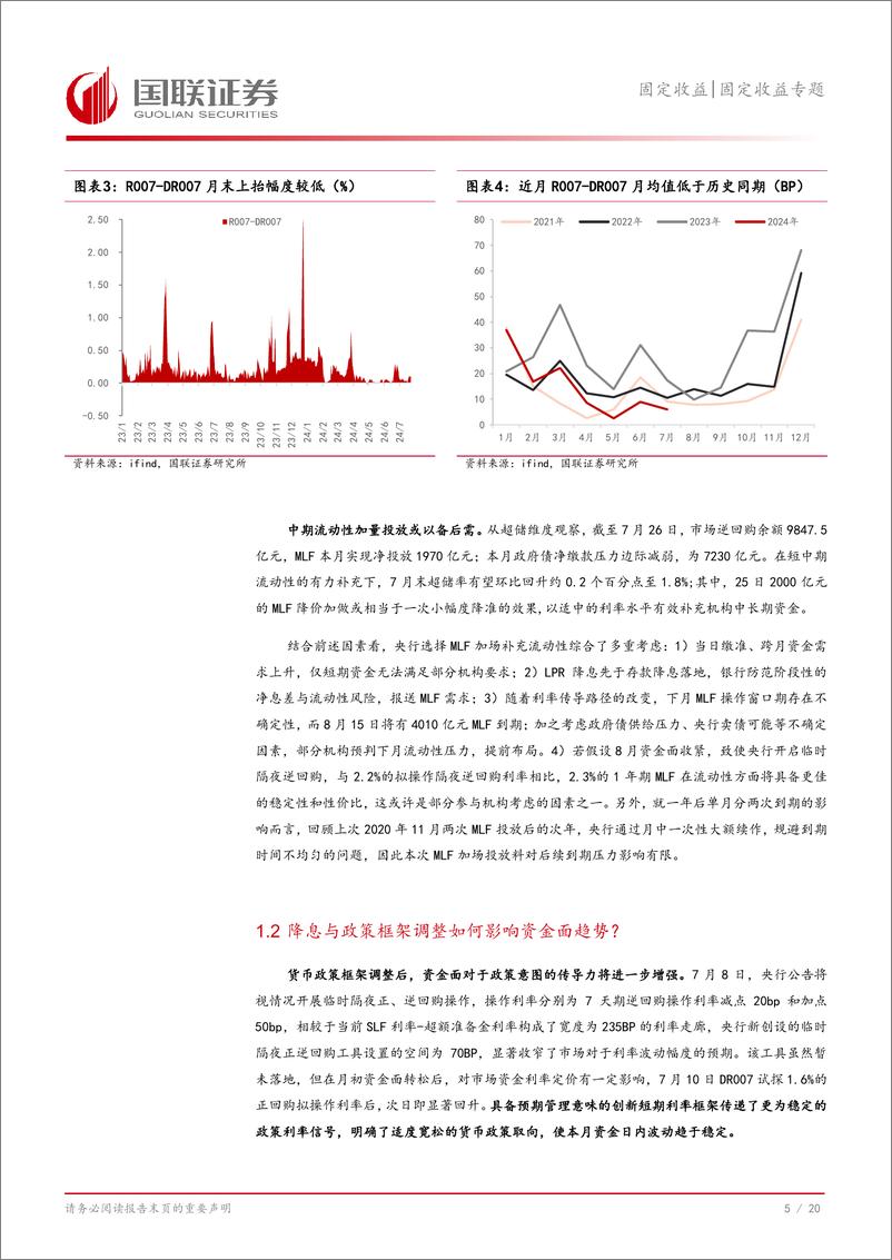 《固定收益专题：观点，8月资金面关注供给压力-240728-国联证券-21页》 - 第6页预览图