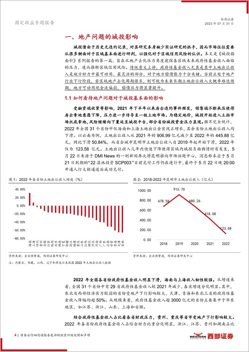 《城投指南针系列之一：如何从城市地产去化周期研判城投？-20230731-西部证券-22页》 - 第5页预览图