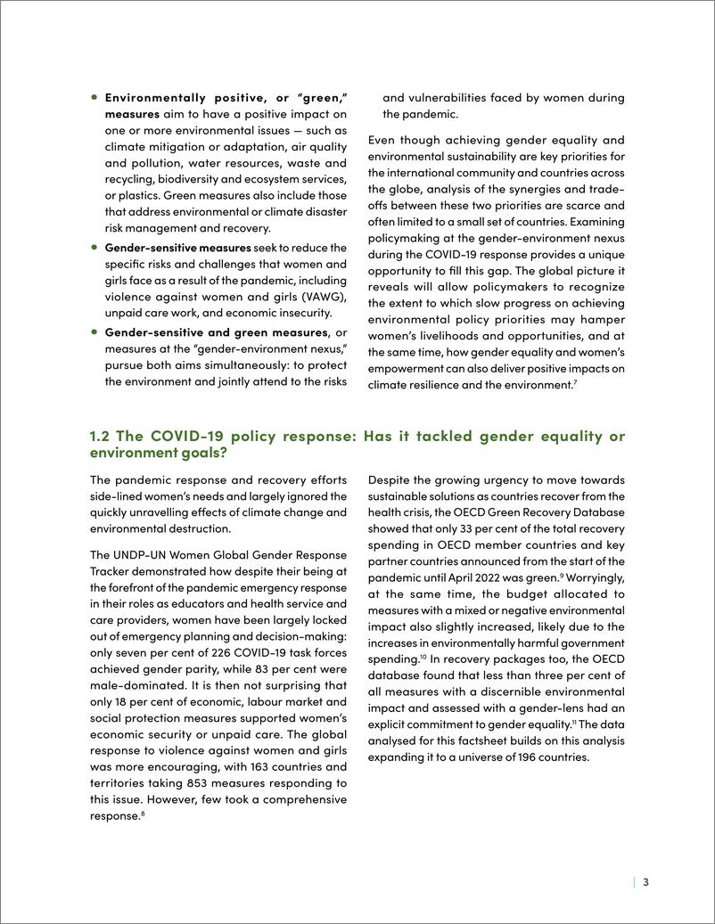 《UNDP-全球概况：新冠肺炎应对和康复中的性别平等和环境因素（英）-2023》 - 第4页预览图