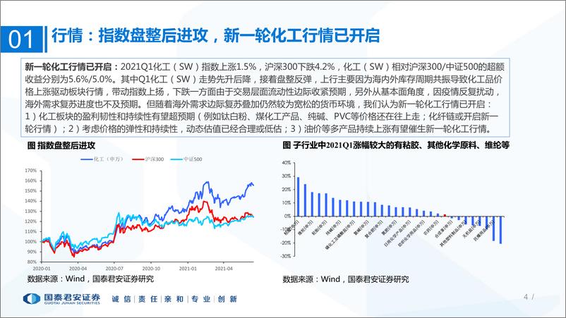 《基础化工行业2021年中期投资策略：把握确定性强的子赛道-20210622-国泰君安-80页》 - 第5页预览图