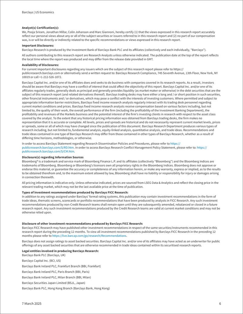 《Barclays_US_Economics_February_employment_Soft_around_the_edges》 - 第6页预览图