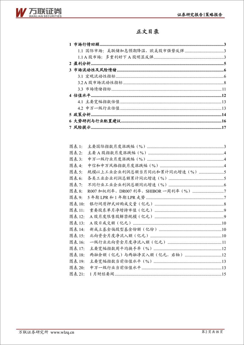 《2023年1月策略月报：A股反弹动能增强-20230201-万联证券-18页》 - 第3页预览图