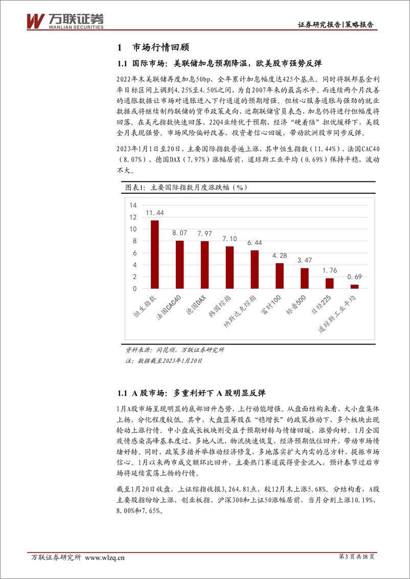 《2023年1月策略月报：A股反弹动能增强-20230201-万联证券-18页》 - 第4页预览图