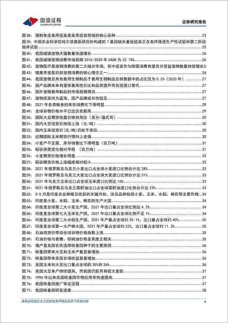 《农林牧渔行业2022年中期投资策略：养殖动保贝塔凸显，粮食安全重于泰山-20220612-国信证券-46页》 - 第5页预览图