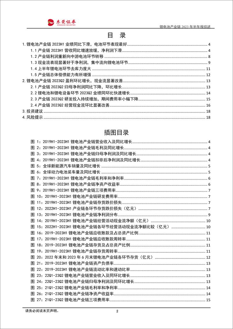 《新能源行业锂电池产业链2023年半年报综述：业绩短期承压，静待需求复苏-20230908-东莞证券-19页》 - 第3页预览图