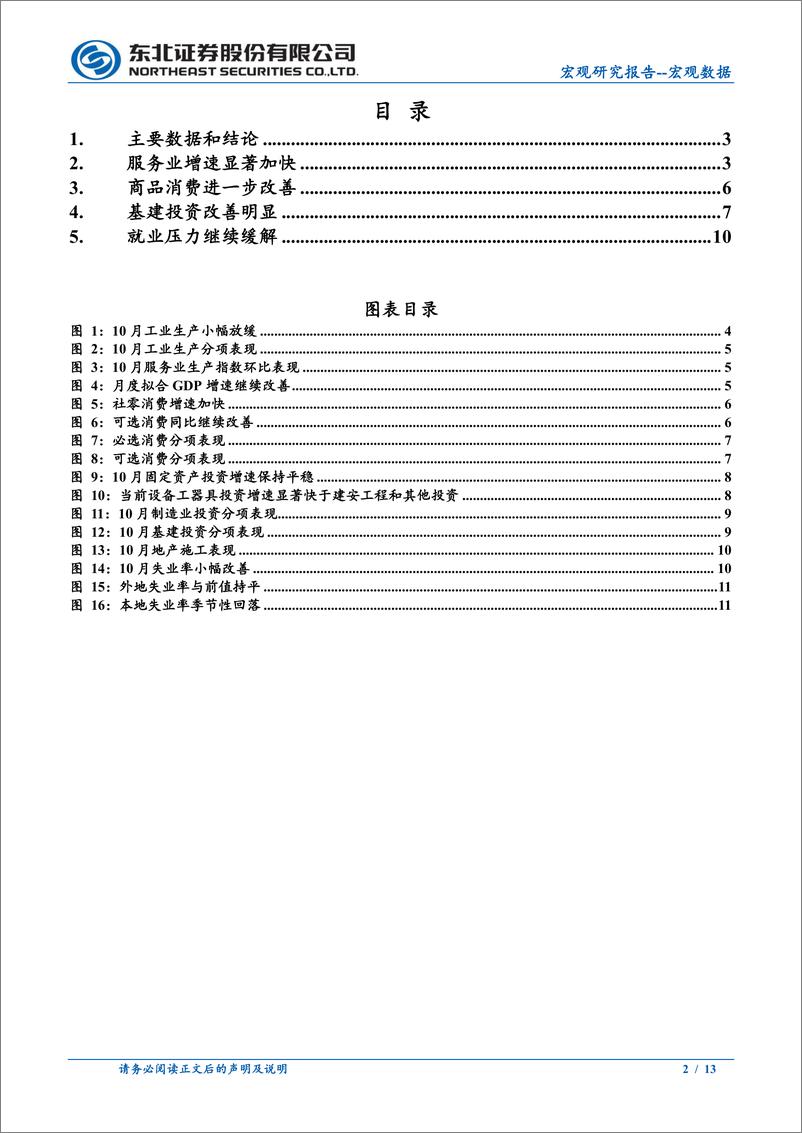 《10月经济数据点评：政策效能扩大，经济动能改善-241115-东北证券-13页》 - 第2页预览图