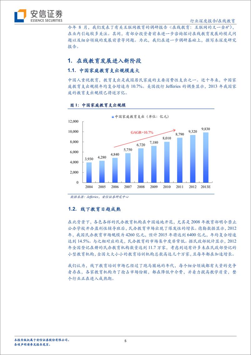 安信证券-计算机在线教育深度：《互联网开创教育发展新纪元》 - 第5页预览图