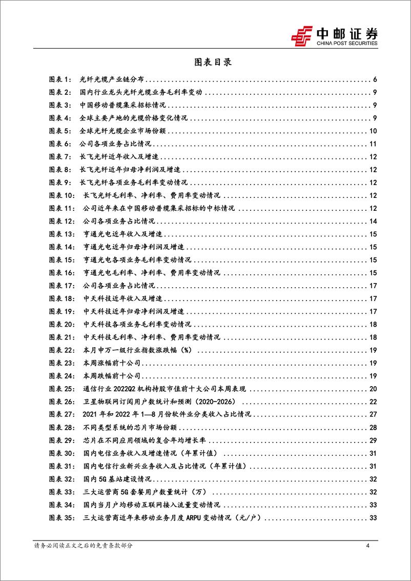 《通信行业月报：供需格局持续改善，重视光纤光缆行业景气上升期投资机会-20221006-中邮证券-41页》 - 第5页预览图