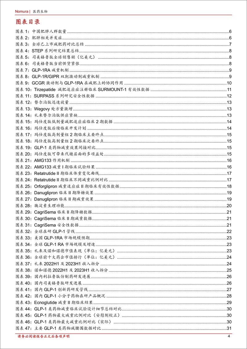 《GL1RA产业链行业深度报告：减重药物时代来临，适应症拓展范围广泛》 - 第4页预览图