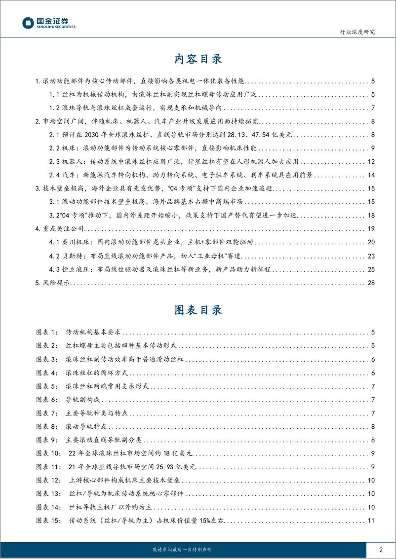 《滚动功能部件行业深度研究：高壁垒、高成长，“国产替代”又一蓝海市场-20230605-国金证券-30页》 - 第3页预览图