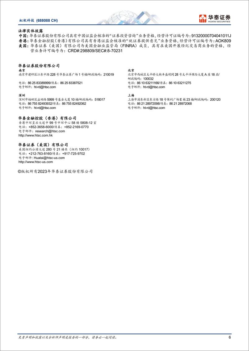 《20230427-华泰证券-虹软科技-688088-23年迎业绩拐点，前瞻布局AIGCXR》 - 第6页预览图