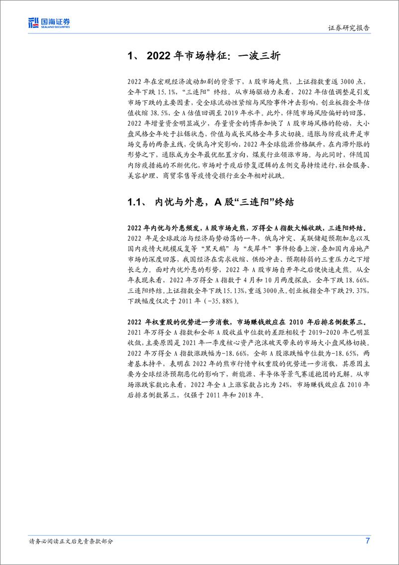 《2022年A股深度复盘：一波三折-20230115-国海证券-40页》 - 第8页预览图