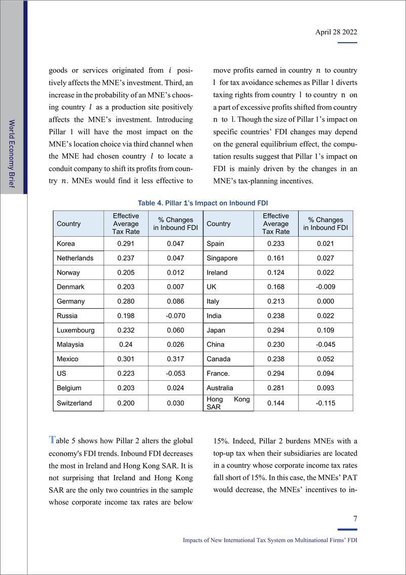 《韩国国际经济政策研究所-新国际税收制度对跨国公司对外直接投资的影响（英）-2022.4-9页》 - 第8页预览图