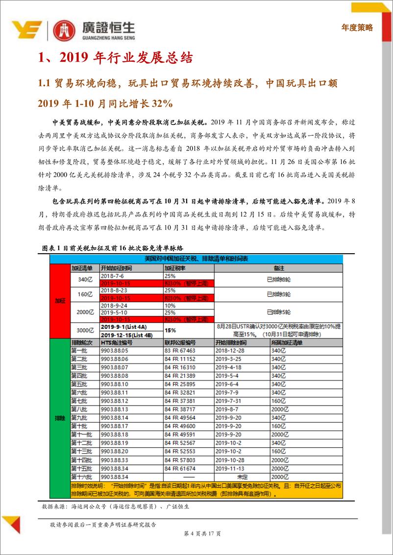 《2020年玩具行业展望：贸易环境改善，关注强渠道开发能力及IP设计生产能力的细分头部企业-20191210-广证恒生-17页》 - 第5页预览图