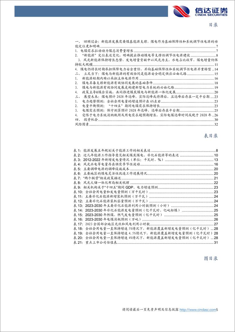 《煤炭开采行业：新能源发展对电煤需求的影响分析-20231030-信达证券-34页》 - 第6页预览图