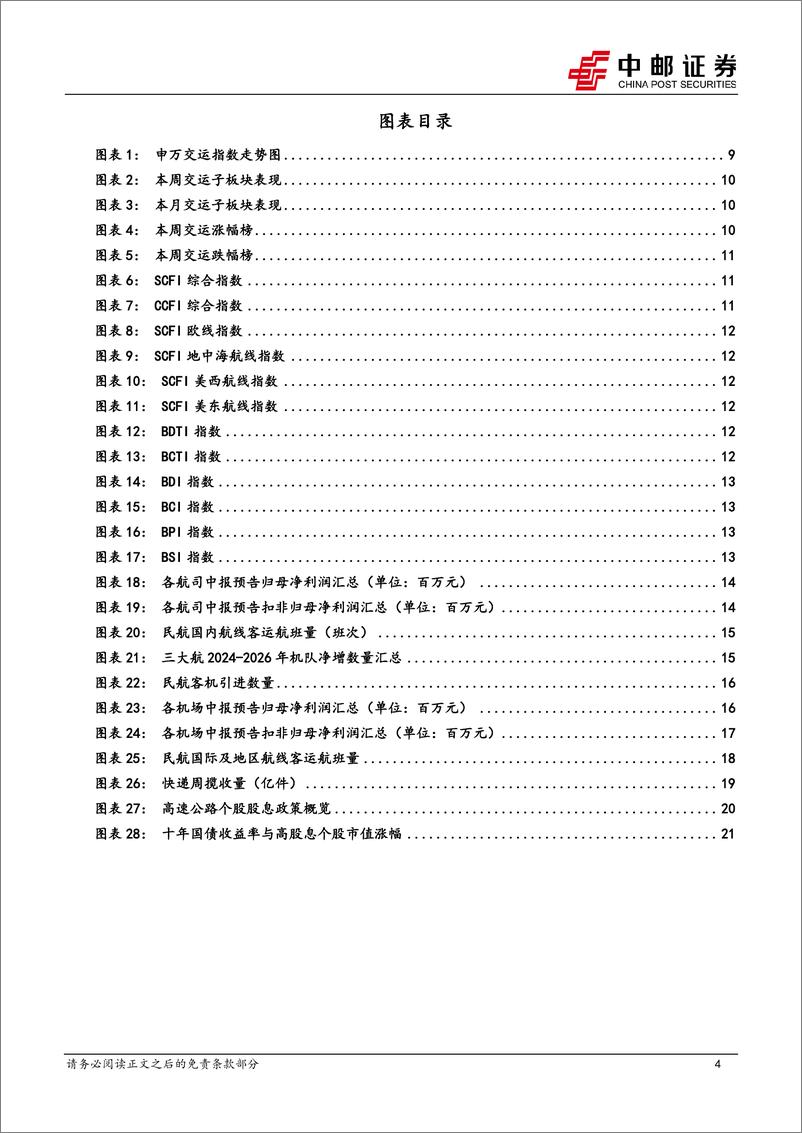 《交通运输行业报告：航空机场中报业绩分化，6月快递发展指数公布-240714-中邮证券-23页》 - 第4页预览图