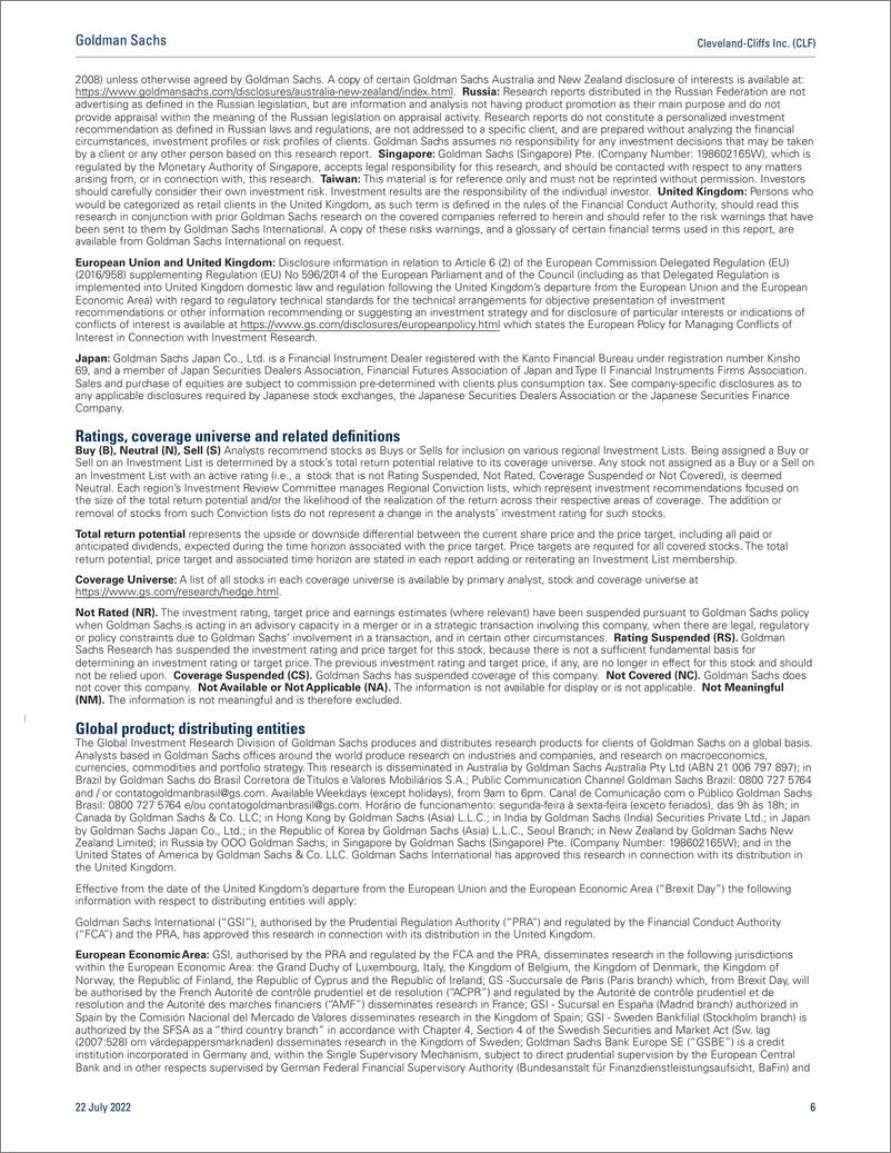 《Cleveland-Cliffs Inc. (CLF Contract renegotiations appear to be tracking well, cost pressures to persist but ease towards y...(1)》 - 第7页预览图