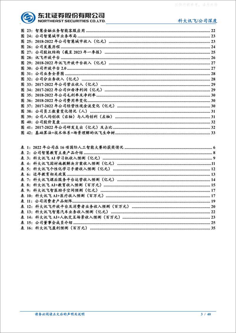 《东北证券-科大讯飞(002230)深度报告：人工智能国家队，“星火”终成燎原之势-230504》 - 第3页预览图