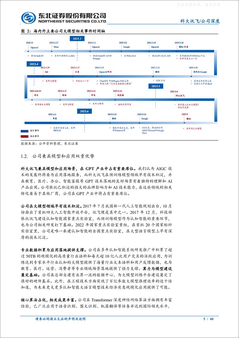 《东北证券-科大讯飞(002230)深度报告：人工智能国家队，“星火”终成燎原之势-230504》 - 第5页预览图