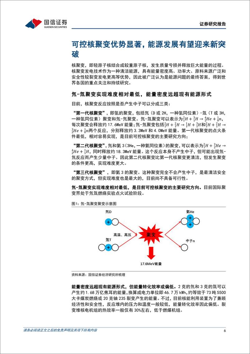 《公用事业行业大国碳中和之可控核聚变：可控核聚变商业化加速，能源发展有望迎来新突破-20230815-国信证券-25页》 - 第7页预览图