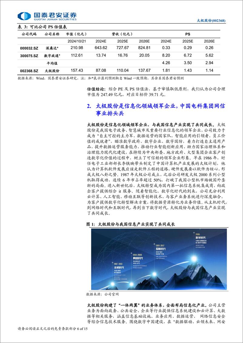 《太极股份(002368)卡位信创及数据要素核心，有望超预期-241024-国泰君安-15页》 - 第6页预览图